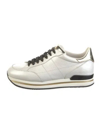 Pre-owned Hogan Leather Sneakers In Multi