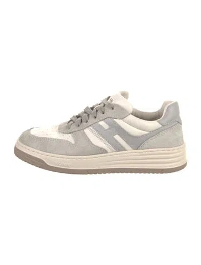 Pre-owned Hogan Leather Sneakers In Neutrals