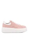 Hogan Sneakers In Denim H-stripe Rosa In Nude & Neutrals