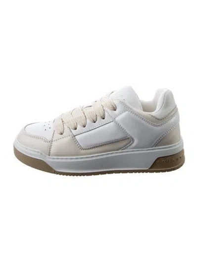 Pre-owned Hogan Leather Sneakers In Silver