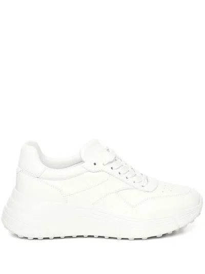 Hogan Leather Sneakers In Weiss