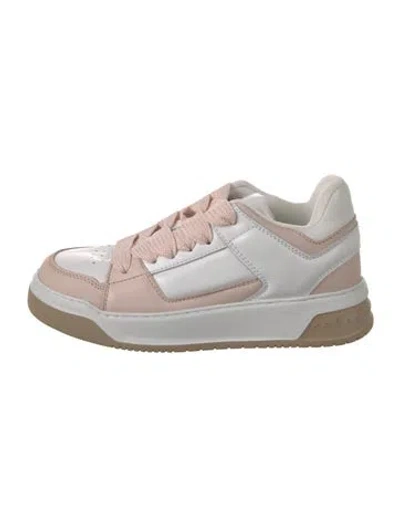 Pre-owned Hogan Leather Sneakers In White