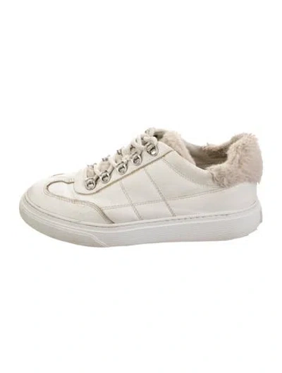Pre-owned Hogan Leather Sneakers In White