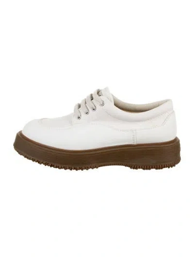 Pre-owned Hogan Leather Sneakers In White