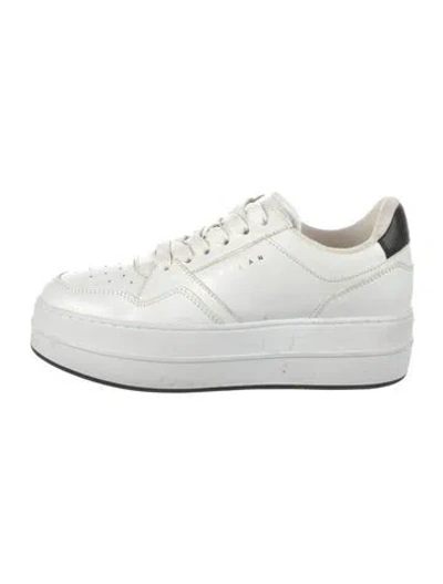 Pre-owned Hogan Leather Sneakers In White