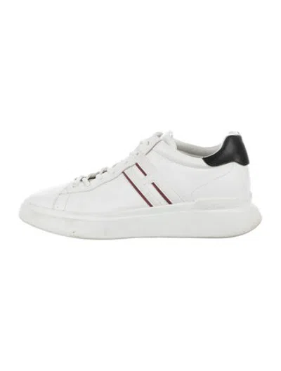Pre-owned Hogan Leather Sneakers In White