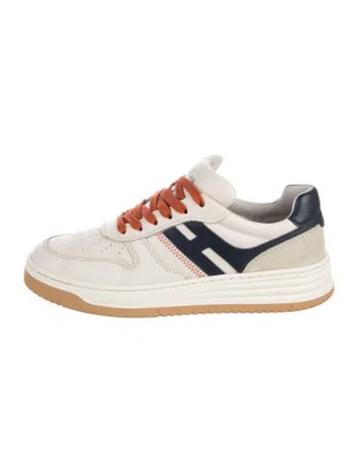 Pre-owned Hogan Leather Sneakers In White
