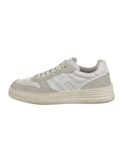 Pre-owned Hogan Leather Sneakers In White