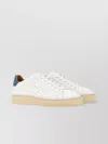 Hogan Leather Sneakers With Contrast Heel Tab