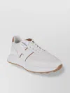 Hogan Leather Sneakers With Contrasting Profiles And Studs