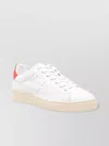 Hogan Leather Sneakers With Flat Rubber Sole