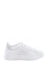 Hogan Rebel Lace-up Sneakers With Shiny Side Detail In White