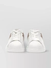 HOGAN LEATHER SNEAKERS WITH RISE AND RUBBER SOLE