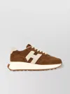 Hogan Leather Sneakers With Round Toe And Rubber Sole