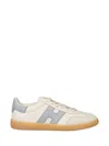Hogan Cool Suede-trimmed Leather Sneakers