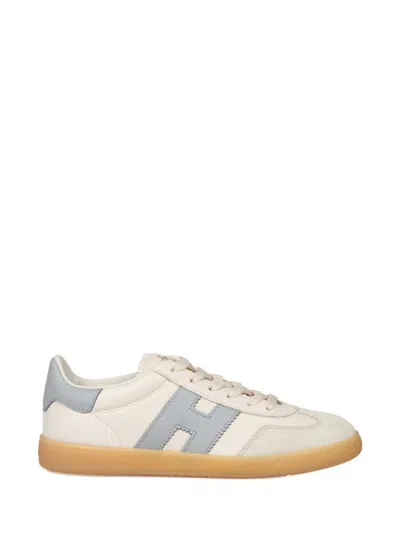 HOGAN HOGAN LEATHER SNEAKERS WITH SUEDE ACCENTS