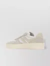 Hogan Leather Sneakers With Suede Accents And Rubber Sole