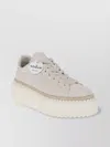 Hogan Sneakers With Textured Sole And Secure Fit In White