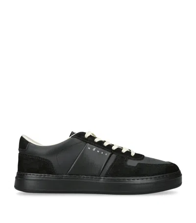 HOGAN LEATHER-SUEDE H-TV SNEAKERS