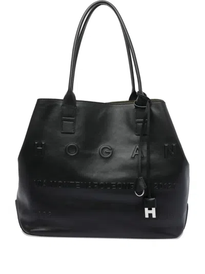 Hogan Leather Tote Bag