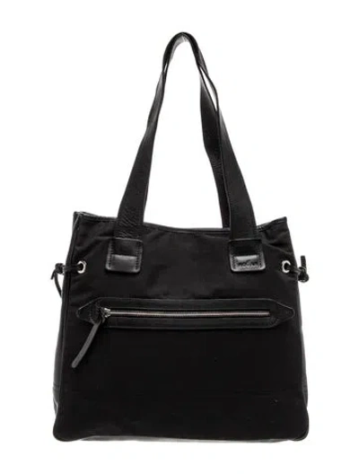 Pre-owned Hogan Leather Tote In Black