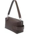 Hogan Leather Zip-top Shoulder Bag