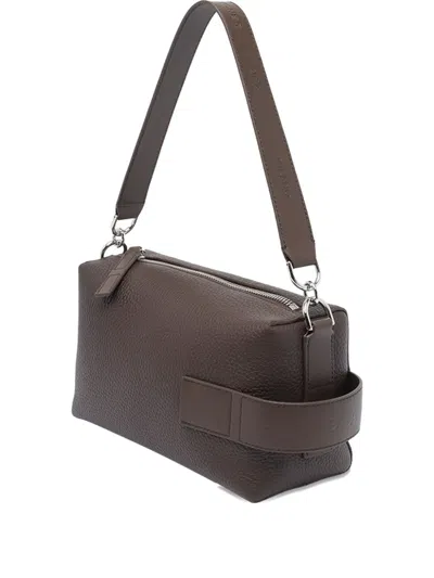 Hogan Leather Zip-top Shoulder Bag