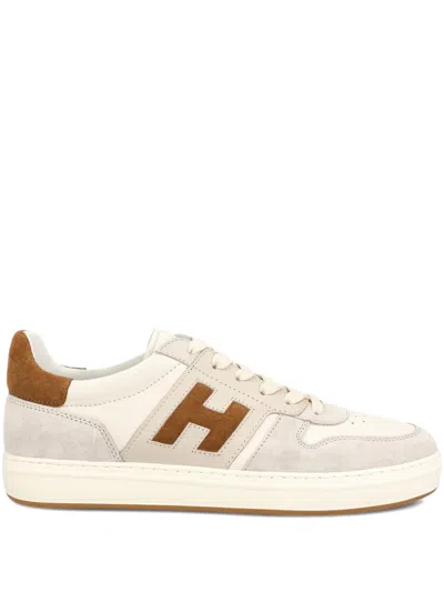Hogan Letter Sneakers In Neutral