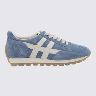 Hogan Light Blue Sneakers In Clear Blue