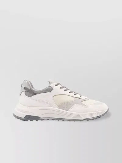Hogan Hyperlight Suede Sneakers In Beige