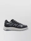 Hogan Suede And Smooth Leather Hyperlight Sneakers With Technical Fabric Inserts