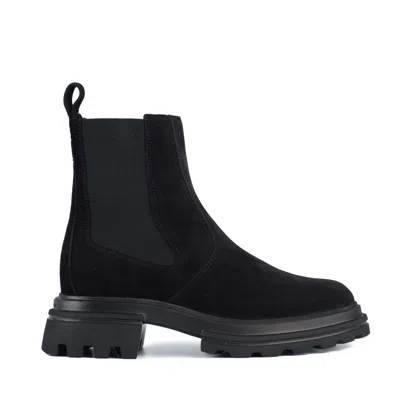 Hogan H674 Chelsea Boots In Black