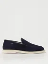 Hogan Man Loafers Midnight Blue Size 12 Soft Leather