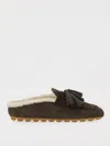 Hogan Loafers With Tassel Detail And Rubber Sole In Brown