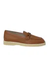 Hogan Deconstructed H642 Suede Loafers In Brown