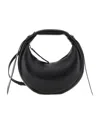 Hogan Logo-debossed Leather Mini Bag In Black