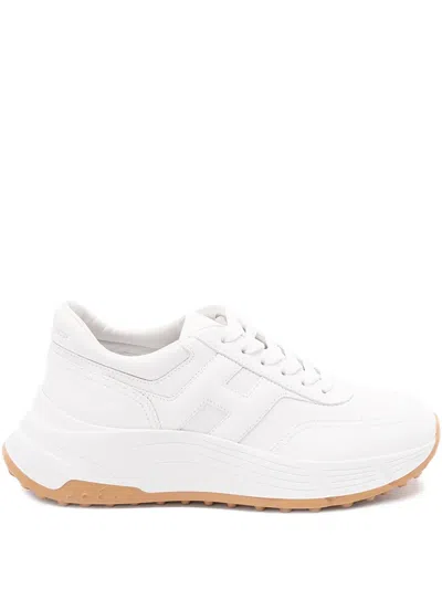 Hogan Logo-detail Low-top Sneakers In White