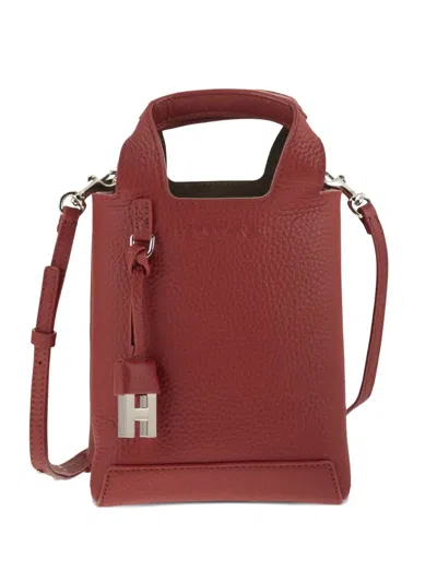 Hogan Logo-detail Tote Bag In Orange