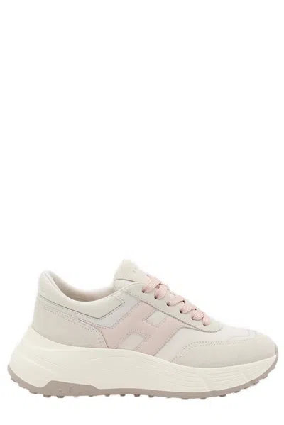 Hogan Logo Embossed Chunky Sneakers In Multi