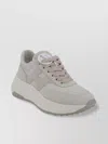 Hogan Logo Leather Lace-up Sneakers In White