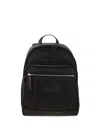Hogan Logo-patch Backpack In Black