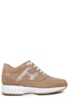 Hogan Interactive Low-top Sneakers In Beige