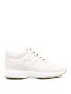 Hogan Logo-patch Low-top Sneakers In White