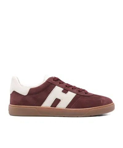 HOGAN LOGO-PATCH SNEAKERS