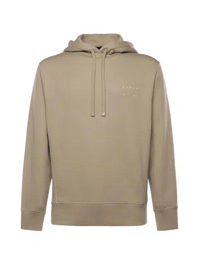 Hogan Logo-print Hoodie In Neutral
