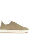Hogan Logo Slip On Sneakers In Nude