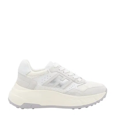Hogan Logo Sneakers In White