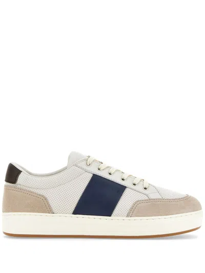 Hogan Logo Trainers In Neutrals