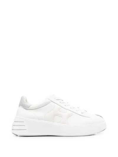 Hogan Logo-patch Chunky-sole Sneakers In White