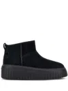 Hogan Ankle-high Minimalist Suede Shoes